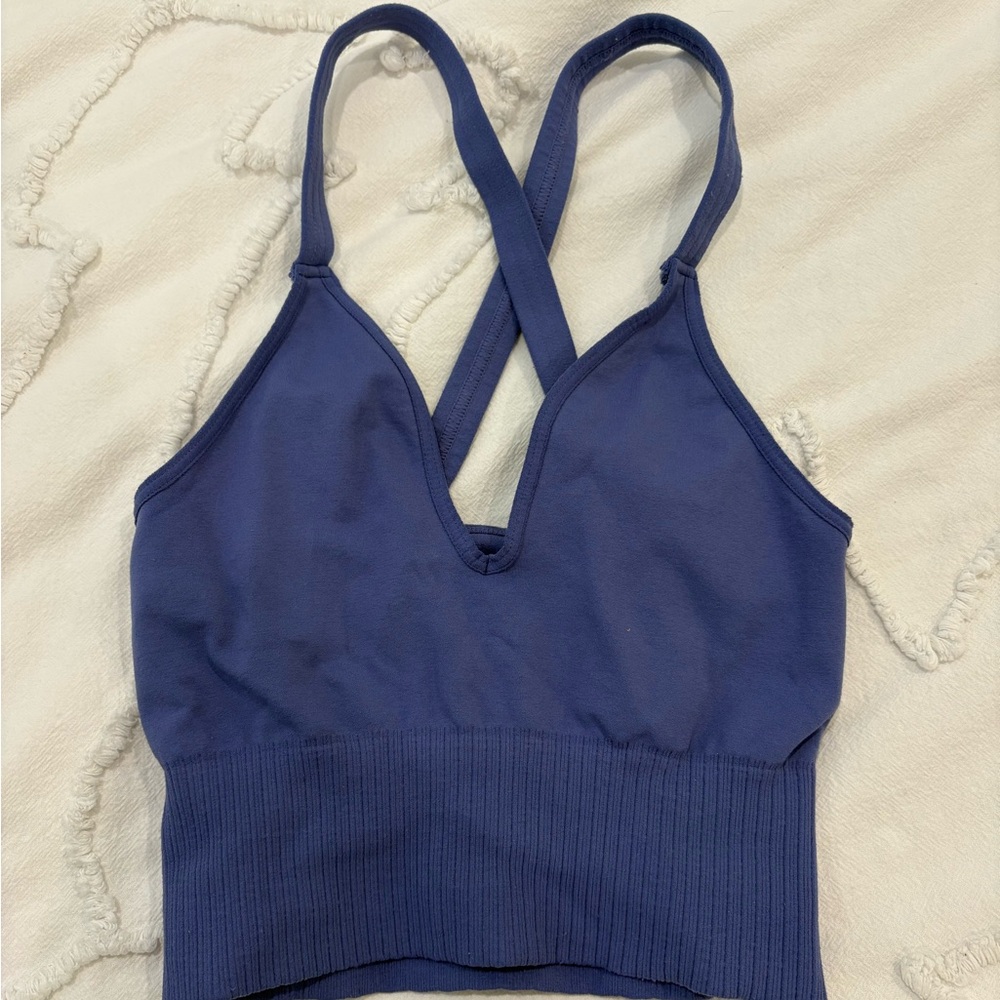 Free People Good Karma V-Neck Sports Bra